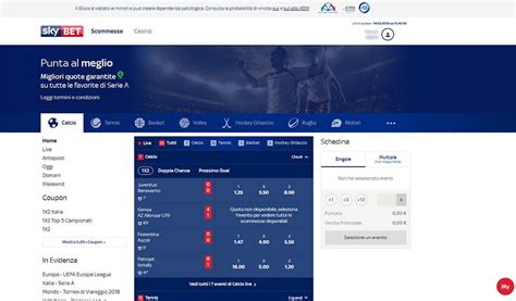 sky bet scommesse accedi.